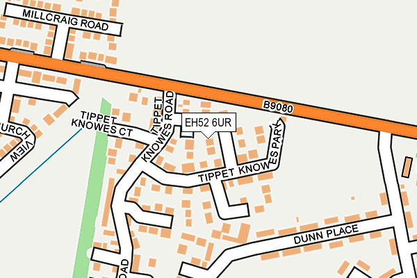 EH52 6UR map - OS OpenMap – Local (Ordnance Survey) EH52 6UR map - OS OpenMap – Local (Ordnance Survey)