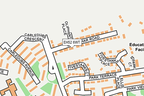 EH52 6WT map - OS OpenMap – Local (Ordnance Survey) EH52 6WT map - OS OpenMap – Local (Ordnance Survey)