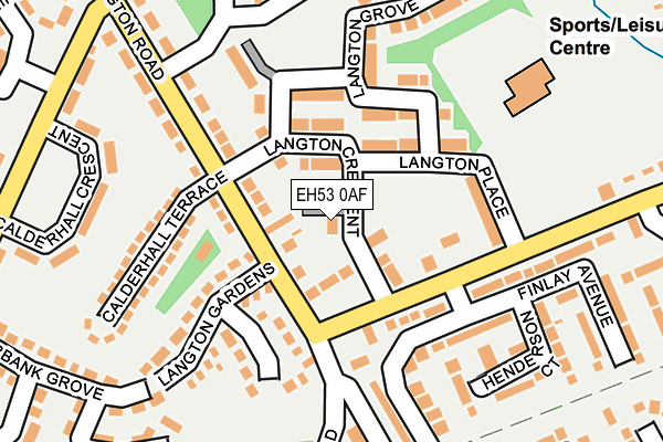 EH53 0AF map - OS OpenMap – Local (Ordnance Survey) EH53 0AF map - OS OpenMap – Local (Ordnance Survey)