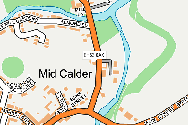 EH53 0AX map - OS OpenMap – Local (Ordnance Survey) EH53 0AX map - OS OpenMap – Local (Ordnance Survey)