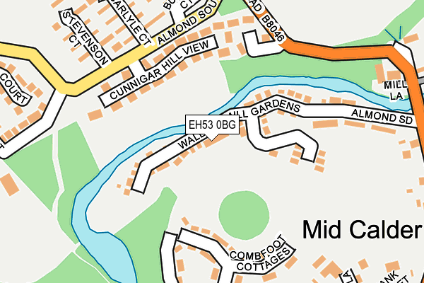 EH53 0BG map - OS OpenMap – Local (Ordnance Survey) EH53 0BG map - OS OpenMap – Local (Ordnance Survey)