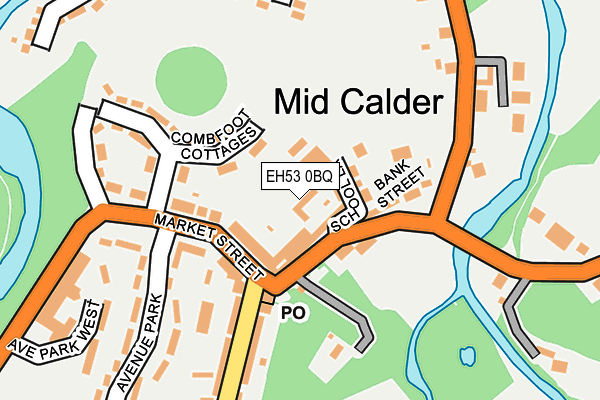 EH53 0BQ map - OS OpenMap – Local (Ordnance Survey) EH53 0BQ map - OS OpenMap – Local (Ordnance Survey)