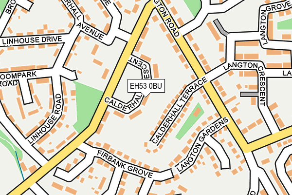 EH53 0BU map - OS OpenMap – Local (Ordnance Survey) EH53 0BU map - OS OpenMap – Local (Ordnance Survey)