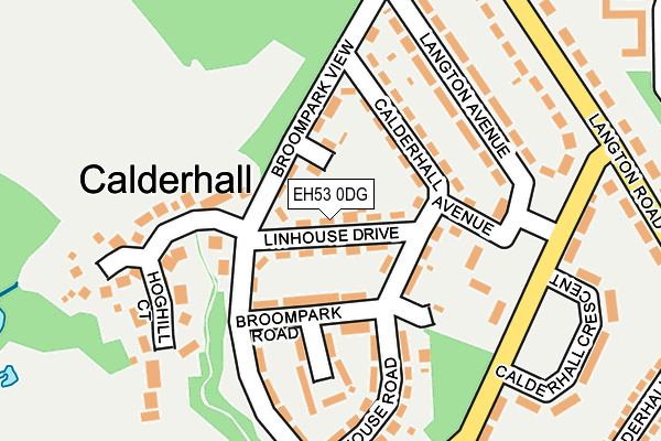 EH53 0DG map - OS OpenMap – Local (Ordnance Survey) EH53 0DG map - OS OpenMap – Local (Ordnance Survey)