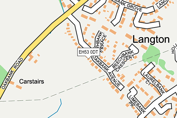 EH53 0DT map - OS OpenMap – Local (Ordnance Survey) EH53 0DT map - OS OpenMap – Local (Ordnance Survey)
