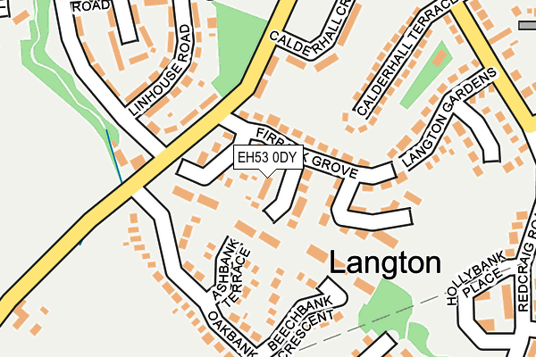 EH53 0DY map - OS OpenMap – Local (Ordnance Survey) EH53 0DY map - OS OpenMap – Local (Ordnance Survey)