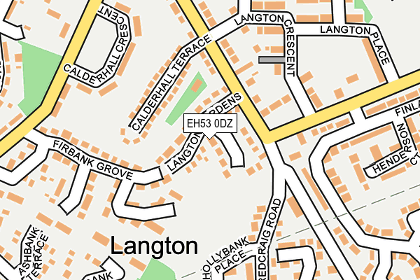 EH53 0DZ map - OS OpenMap – Local (Ordnance Survey) EH53 0DZ map - OS OpenMap – Local (Ordnance Survey)
