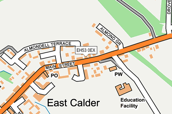 EH53 0EX map - OS OpenMap – Local (Ordnance Survey) EH53 0EX map - OS OpenMap – Local (Ordnance Survey)