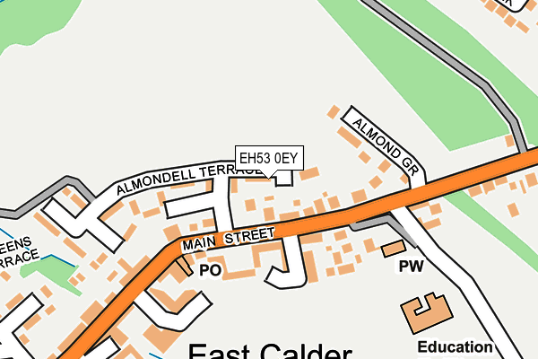 EH53 0EY map - OS OpenMap – Local (Ordnance Survey) EH53 0EY map - OS OpenMap – Local (Ordnance Survey)