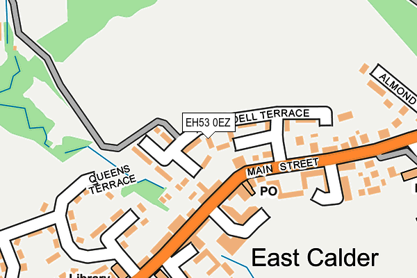 EH53 0EZ map - OS OpenMap – Local (Ordnance Survey) EH53 0EZ map - OS OpenMap – Local (Ordnance Survey)