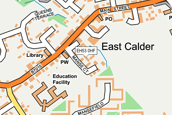 EH53 0HF map - OS OpenMap – Local (Ordnance Survey) EH53 0HF map - OS OpenMap – Local (Ordnance Survey)