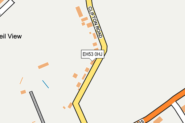 EH53 0HJ map - OS OpenMap – Local (Ordnance Survey) EH53 0HJ map - OS OpenMap – Local (Ordnance Survey)