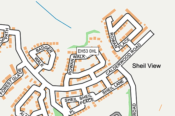 EH53 0HL map - OS OpenMap – Local (Ordnance Survey) EH53 0HL map - OS OpenMap – Local (Ordnance Survey)