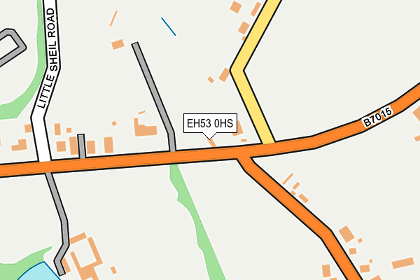 EH53 0HS map - OS OpenMap – Local (Ordnance Survey) EH53 0HS map - OS OpenMap – Local (Ordnance Survey)
