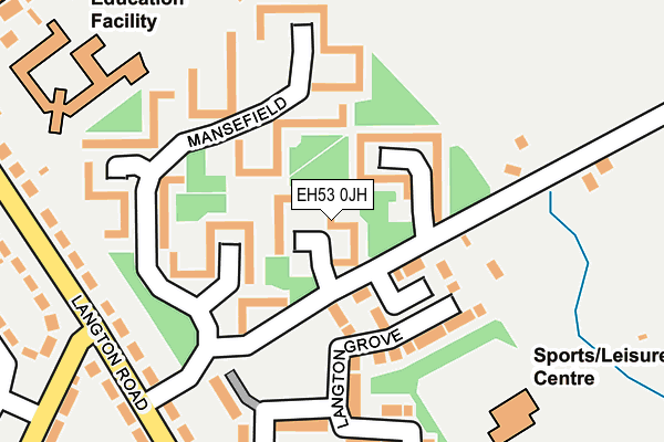 EH53 0JH map - OS OpenMap – Local (Ordnance Survey) EH53 0JH map - OS OpenMap – Local (Ordnance Survey)
