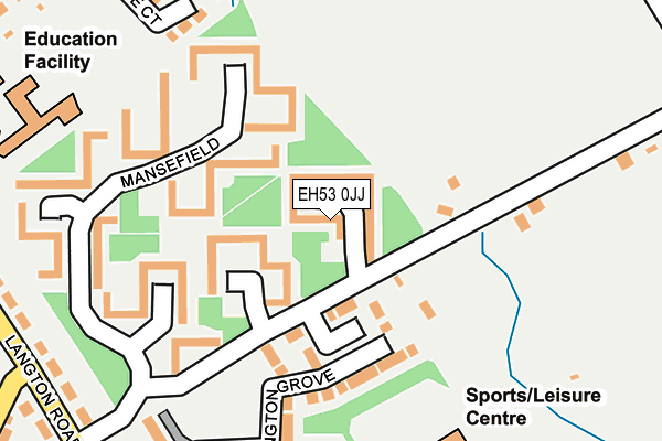 EH53 0JJ map - OS OpenMap – Local (Ordnance Survey) EH53 0JJ map - OS OpenMap – Local (Ordnance Survey)