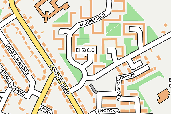 EH53 0JQ map - OS OpenMap – Local (Ordnance Survey) EH53 0JQ map - OS OpenMap – Local (Ordnance Survey)