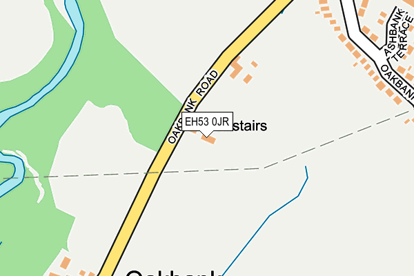 EH53 0JR map - OS OpenMap – Local (Ordnance Survey) EH53 0JR map - OS OpenMap – Local (Ordnance Survey)