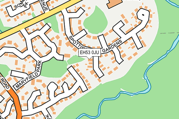 EH53 0JU map - OS OpenMap – Local (Ordnance Survey) EH53 0JU map - OS OpenMap – Local (Ordnance Survey)