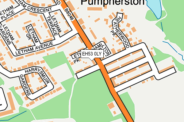 EH53 0LY map - OS OpenMap – Local (Ordnance Survey) EH53 0LY map - OS OpenMap – Local (Ordnance Survey)
