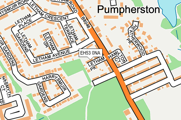 EH53 0NA map - OS OpenMap – Local (Ordnance Survey) EH53 0NA map - OS OpenMap – Local (Ordnance Survey)