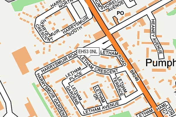 EH53 0NL map - OS OpenMap – Local (Ordnance Survey) EH53 0NL map - OS OpenMap – Local (Ordnance Survey)