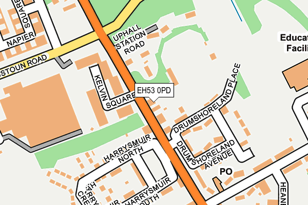 EH53 0PD map - OS OpenMap – Local (Ordnance Survey) EH53 0PD map - OS OpenMap – Local (Ordnance Survey)