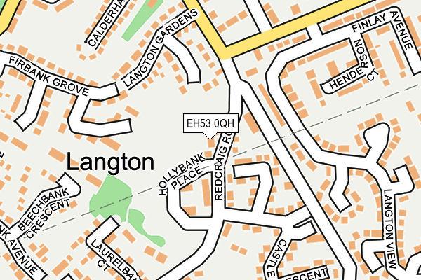 EH53 0QH map - OS OpenMap – Local (Ordnance Survey) EH53 0QH map - OS OpenMap – Local (Ordnance Survey)