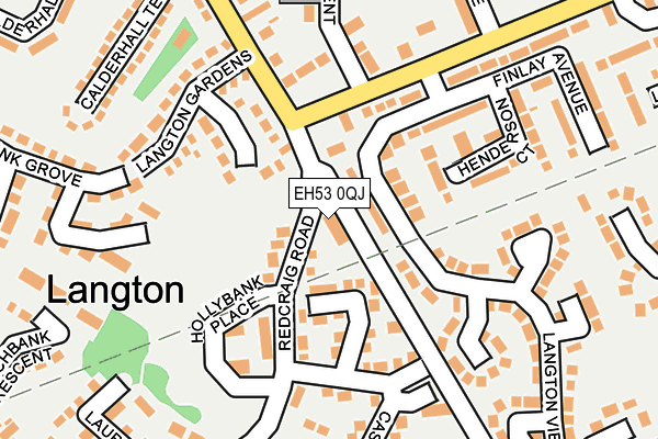 EH53 0QJ map - OS OpenMap – Local (Ordnance Survey) EH53 0QJ map - OS OpenMap – Local (Ordnance Survey)