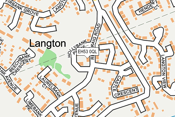 EH53 0QL map - OS OpenMap – Local (Ordnance Survey) EH53 0QL map - OS OpenMap – Local (Ordnance Survey)