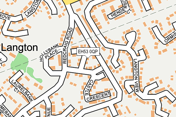 EH53 0QP map - OS OpenMap – Local (Ordnance Survey) EH53 0QP map - OS OpenMap – Local (Ordnance Survey)