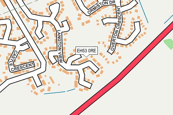 EH53 0RE map - OS OpenMap – Local (Ordnance Survey) EH53 0RE map - OS OpenMap – Local (Ordnance Survey)