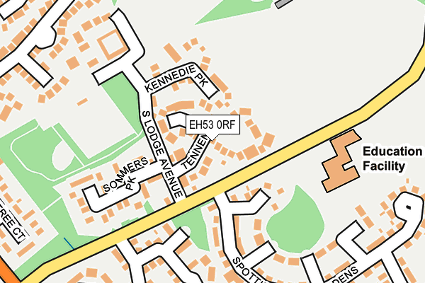 EH53 0RF map - OS OpenMap – Local (Ordnance Survey) EH53 0RF map - OS OpenMap – Local (Ordnance Survey)