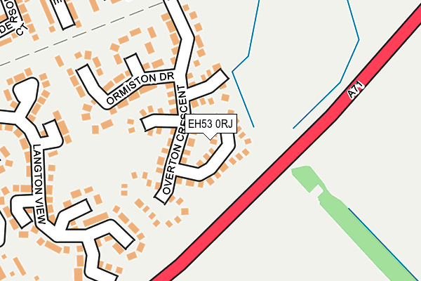 EH53 0RJ map - OS OpenMap – Local (Ordnance Survey) EH53 0RJ map - OS OpenMap – Local (Ordnance Survey)