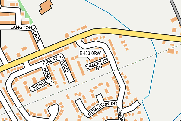 EH53 0RW map - OS OpenMap – Local (Ordnance Survey) EH53 0RW map - OS OpenMap – Local (Ordnance Survey)