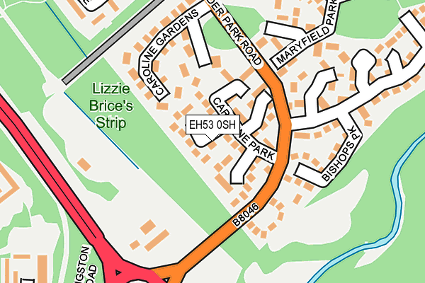EH53 0SH map - OS OpenMap – Local (Ordnance Survey) EH53 0SH map - OS OpenMap – Local (Ordnance Survey)