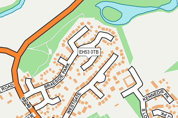 EH53 0TB map - OS OpenMap – Local (Ordnance Survey) EH53 0TB map - OS OpenMap – Local (Ordnance Survey)