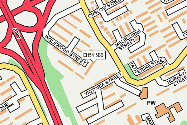 EH54 5BB map - OS OpenMap – Local (Ordnance Survey) EH54 5BB map - OS OpenMap – Local (Ordnance Survey)