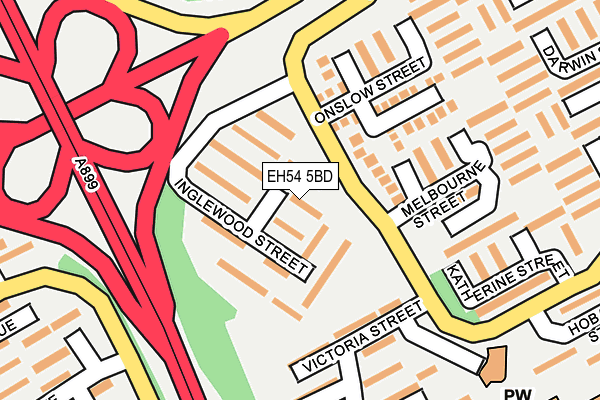 EH54 5BD map - OS OpenMap – Local (Ordnance Survey) EH54 5BD map - OS OpenMap – Local (Ordnance Survey)