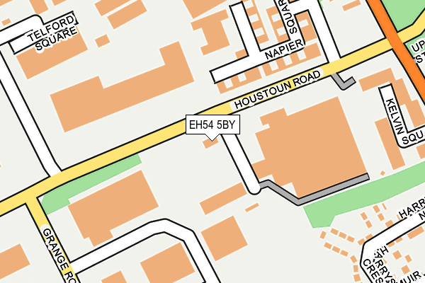 EH54 5BY map - OS OpenMap – Local (Ordnance Survey) EH54 5BY map - OS OpenMap – Local (Ordnance Survey)
