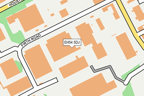 EH54 5DJ map - OS OpenMap – Local (Ordnance Survey) EH54 5DJ map - OS OpenMap – Local (Ordnance Survey)