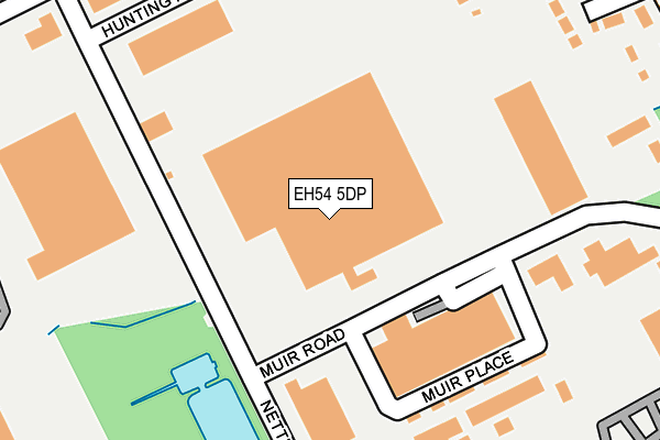 EH54 5DP map - OS OpenMap – Local (Ordnance Survey) EH54 5DP map - OS OpenMap – Local (Ordnance Survey)