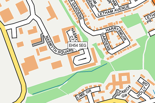 EH54 5EG map - OS OpenMap – Local (Ordnance Survey) EH54 5EG map - OS OpenMap – Local (Ordnance Survey)