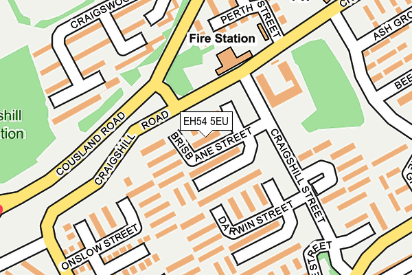 EH54 5EU map - OS OpenMap – Local (Ordnance Survey) EH54 5EU map - OS OpenMap – Local (Ordnance Survey)