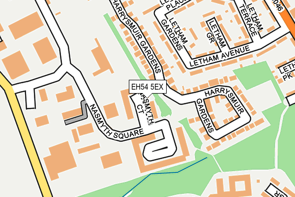 EH54 5EX map - OS OpenMap – Local (Ordnance Survey) EH54 5EX map - OS OpenMap – Local (Ordnance Survey)