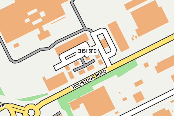 EH54 5FD map - OS OpenMap – Local (Ordnance Survey) EH54 5FD map - OS OpenMap – Local (Ordnance Survey)