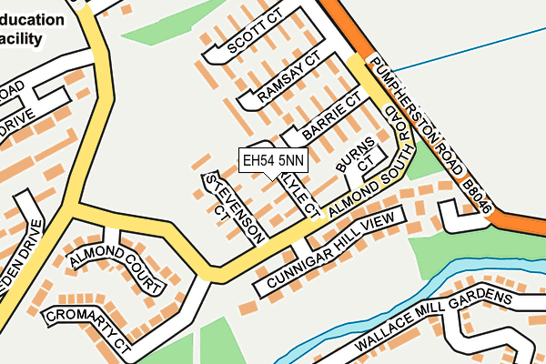 EH54 5NN map - OS OpenMap – Local (Ordnance Survey) EH54 5NN map - OS OpenMap – Local (Ordnance Survey)
