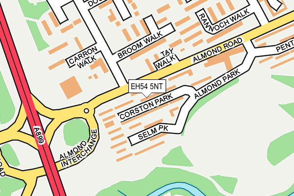 EH54 5NT map - OS OpenMap – Local (Ordnance Survey) EH54 5NT map - OS OpenMap – Local (Ordnance Survey)