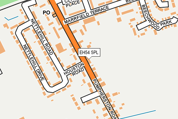 EH54 5PL map - OS OpenMap – Local (Ordnance Survey) EH54 5PL map - OS OpenMap – Local (Ordnance Survey)