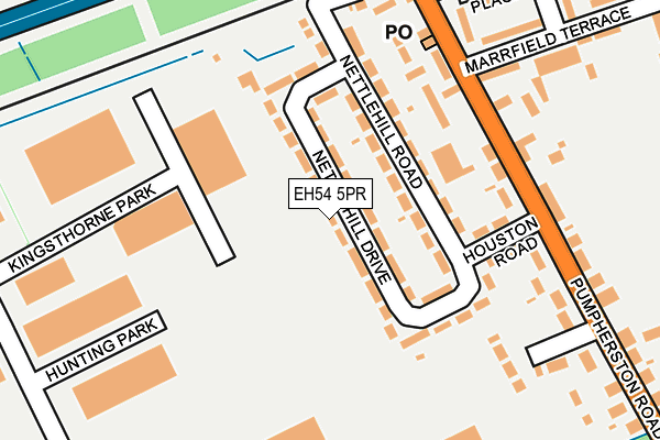 EH54 5PR map - OS OpenMap – Local (Ordnance Survey) EH54 5PR map - OS OpenMap – Local (Ordnance Survey)